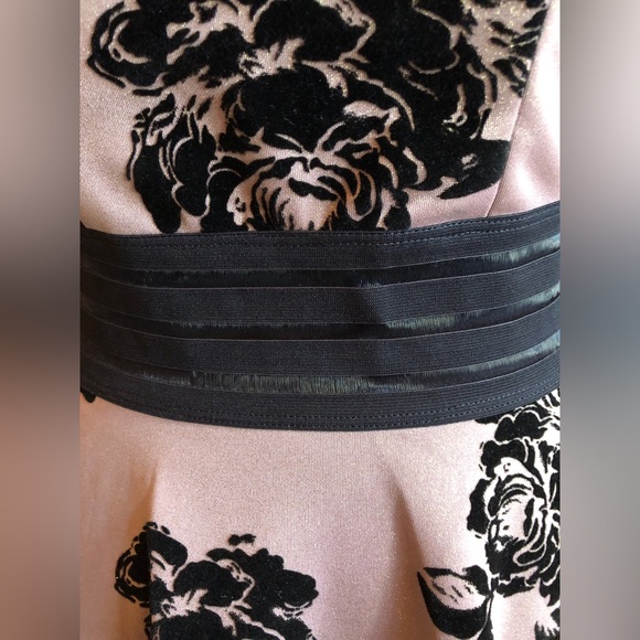 Formal Dress by City Studio, Dusty Pink & Black Floral (7) - Picture 8 of 17
